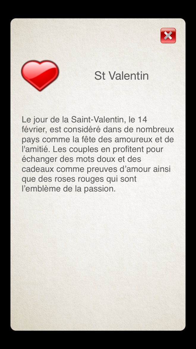 French Holidays and Name Days · iPhone screenshot 3
